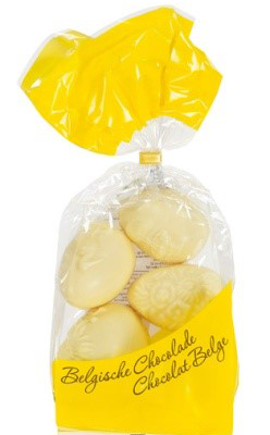 Chocolade Paasfiguren WIT 200gr.